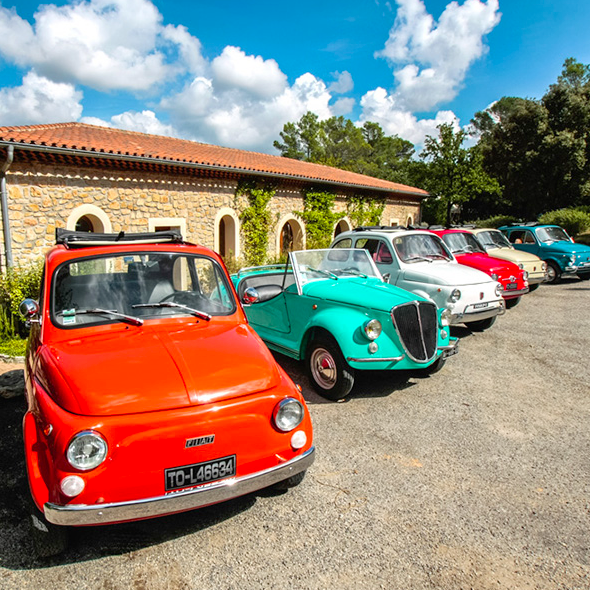 Dolce vita Fiat 500 côte d'azur