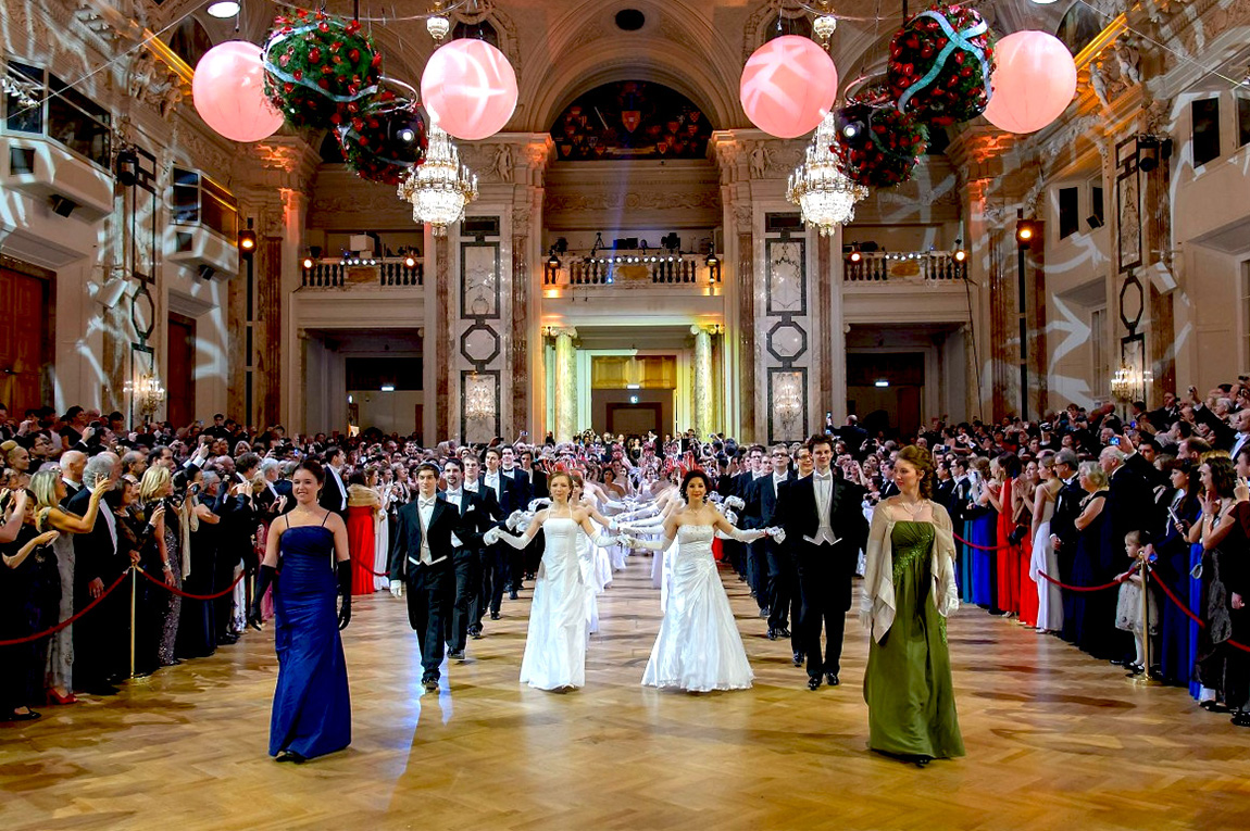 2023 New year's eve ball in Vienna